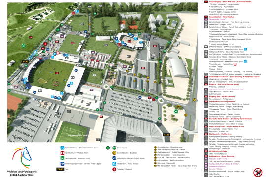 Siteplan CHIO Aachen 2024