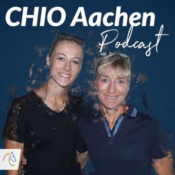 Episode 2 of the CHIO Aachen Podcast with Ingrid Klimke (r.) and Greta Busacker