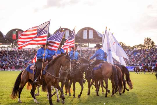 Partner country USA at the Opening Ceremony 2024. (c) CHIO Aachen/Franziska Sack.