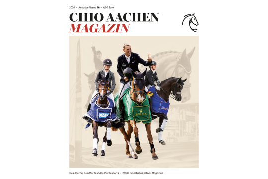 Cover des aktuellen CHIO Aachen Magazins Nr. 56